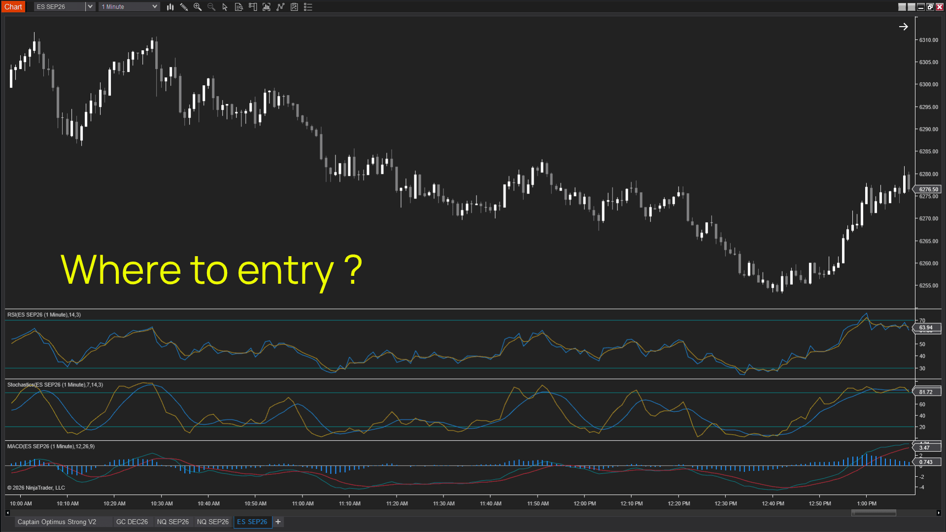 Expansion Entry Scalping Solution entry selection