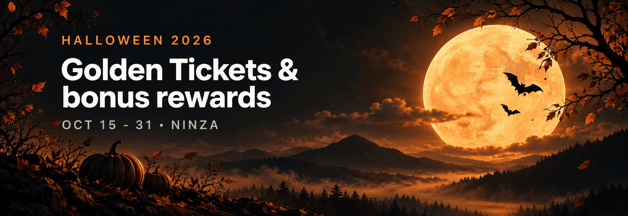 Halloween 2026: Golden Tickets and bonus rewards